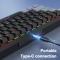 Aura K61 Clavier Compact 60% Hot-Swap RGB