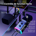 Aura MicKit Pro Micro XLR/USB RGB + Bras Articulé