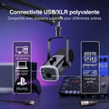 Aura MicKit Pro Micro XLR/USB RGB + Bras Articulé