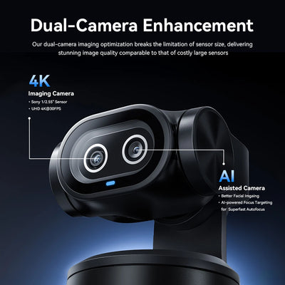 Aura PIXY 4K Webcam PTZ Dual IA Auto-Tracking