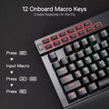 Aura K550 Clavier Mécanique 104 Touches RGB + Repose-poignet