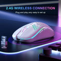 Aura WirelessPro Souris Sans Fil RGB Honeycomb